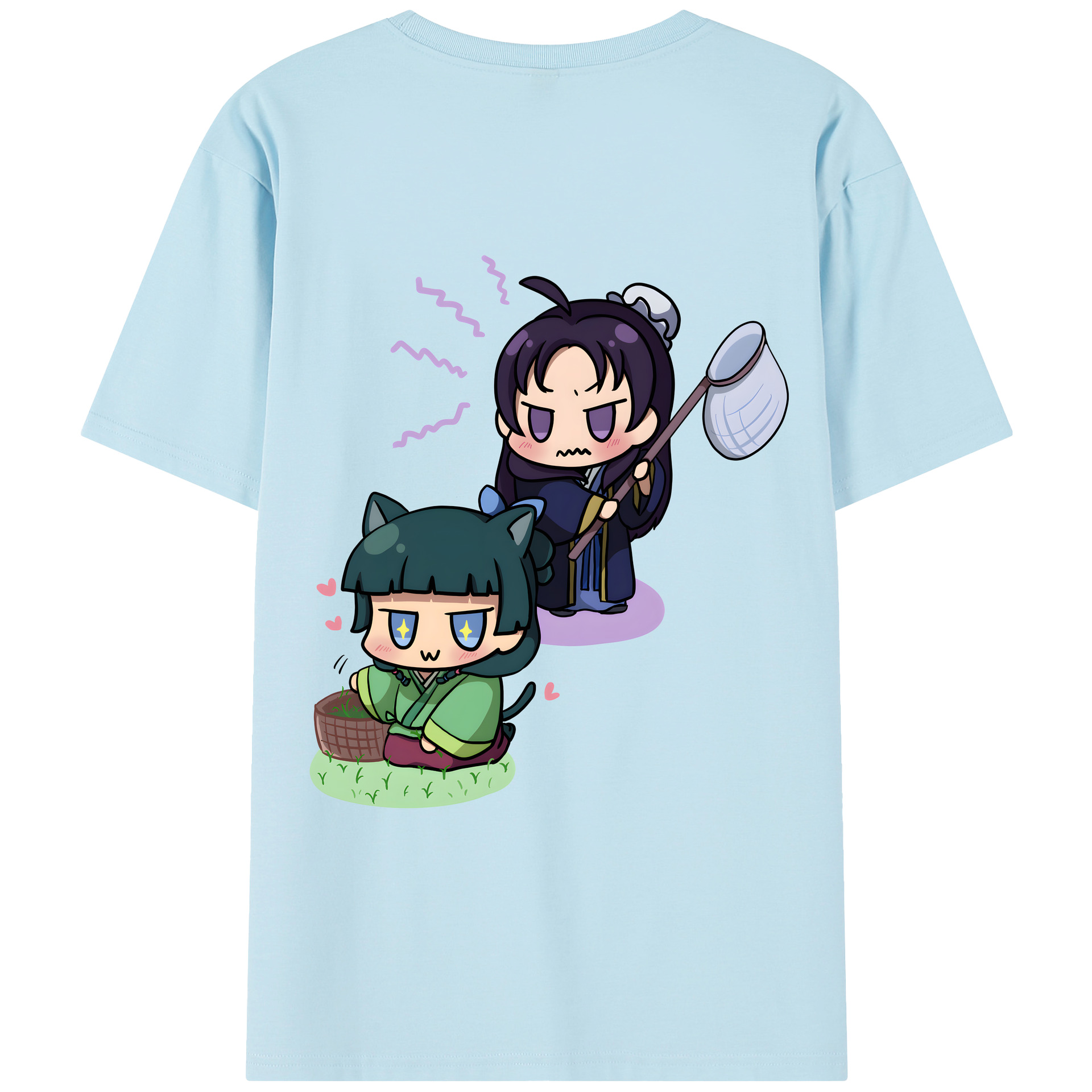 （画像用） 薬屋のひとりごと The Apothecary Diaries 綿100％半袖Tシャツ（背面プリント）